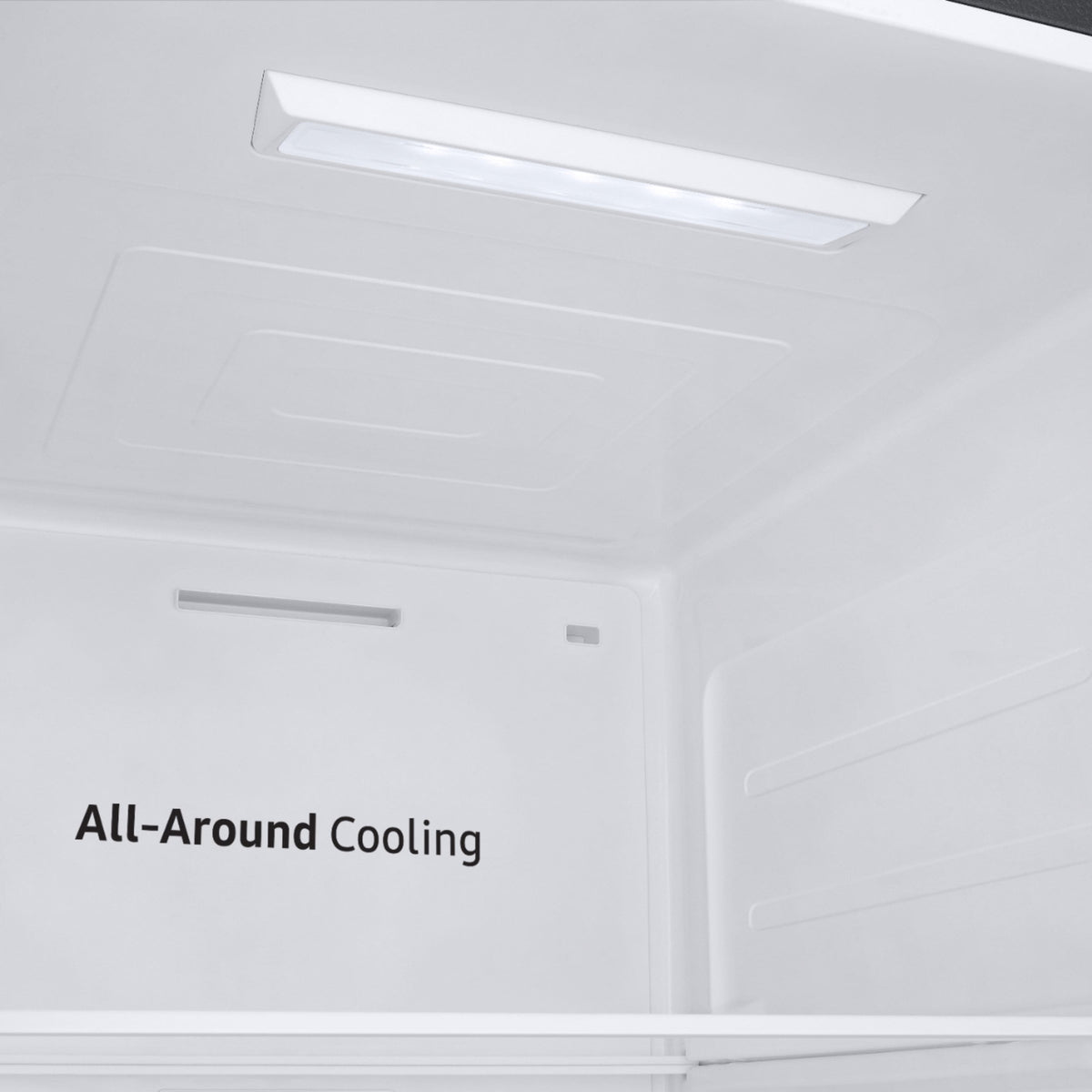 Samsung - 36 in. Wide 22 cu. ft. Side-by-Side Counter Depth Smart Refrigerator with All-Around Cooling - Stainless Steel