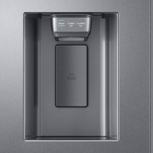 Samsung - 36 in. Wide 22 cu. ft. Side-by-Side Counter Depth Smart Refrigerator with All-Around Cooling - Stainless Steel