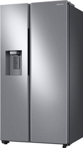 Samsung - 36 in. Wide 22 cu. ft. Side-by-Side Counter Depth Smart Refrigerator with All-Around Cooling - Stainless Steel