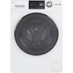 GE - 2.4 Cu. Ft. High-Efficiency Front Load Washer and Electric Condenser Dryer Combo with Steam and Sanitize - White