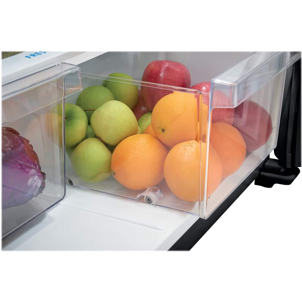 Frigidaire - 30 in. Wide 20 Cu. Ft. Garage Ready Top-Freezer Refrigerator - Black