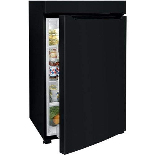 Frigidaire - 30 in. Wide 20 Cu. Ft. Garage Ready Top-Freezer Refrigerator - Black