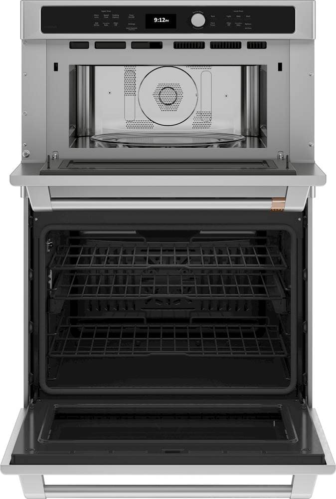 Café - 30" Built-In Electric Convection Wall Oven with Built-in Microwave and Advantium Technology, Customizable - Stainless Steel