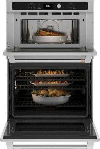 Café - 30" Built-In Electric Convection Wall Oven with Built-in Microwave and Advantium Technology, Customizable - Stainless Steel