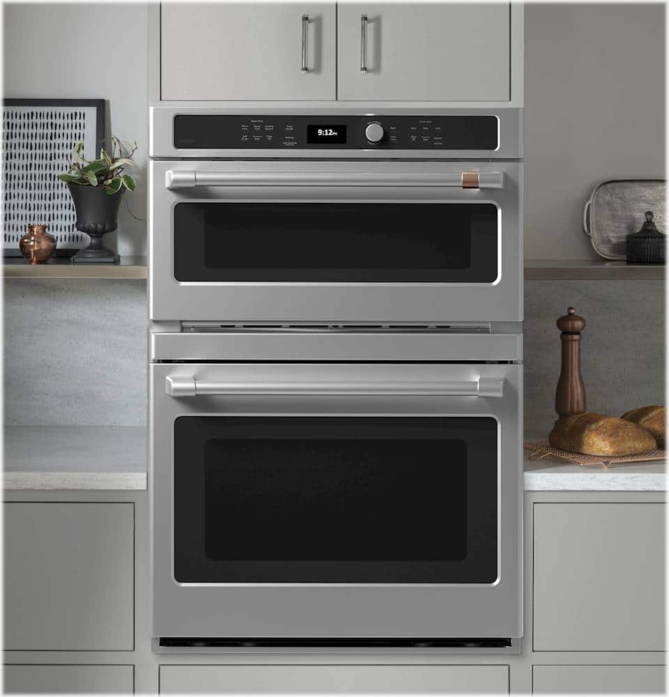 Café - 30" Built-In Electric Convection Wall Oven with Built-in Microwave and Advantium Technology, Customizable - Stainless Steel