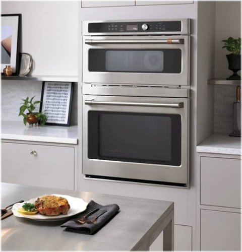 Café - 30" Built-In Electric Convection Wall Oven with Built-in Microwave and Advantium Technology, Customizable - Stainless Steel