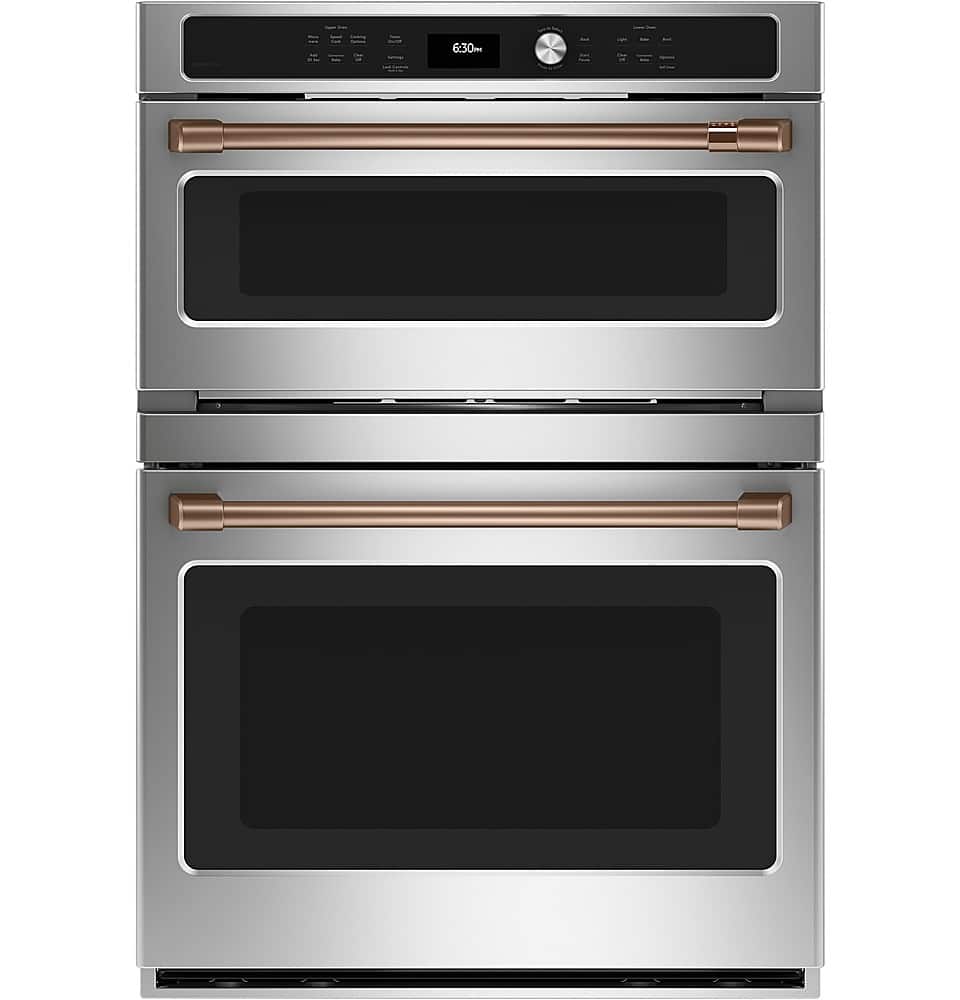 Café - 30" Built-In Electric Convection Wall Oven with Built-in Microwave and Advantium Technology, Customizable - Stainless Steel