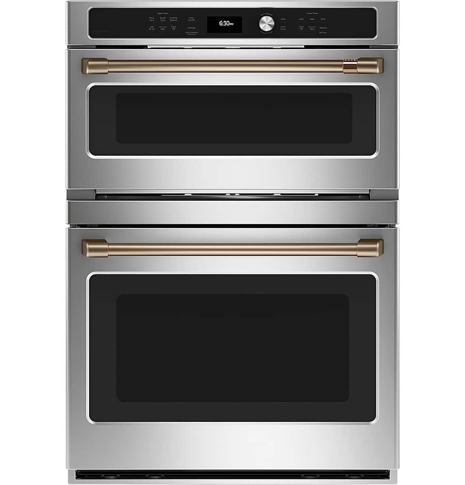 Café - 30" Built-In Electric Convection Wall Oven with Built-in Microwave and Advantium Technology, Customizable - Stainless Steel