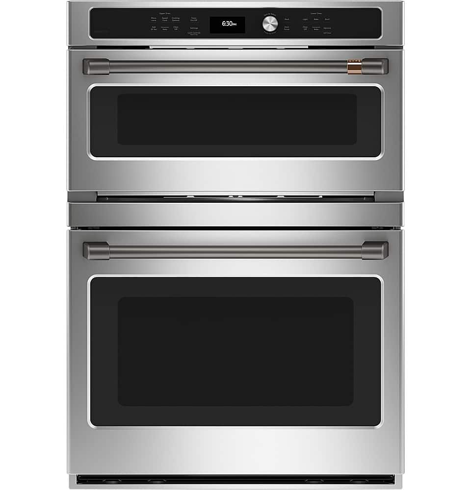 Café - 30" Built-In Electric Convection Wall Oven with Built-in Microwave and Advantium Technology, Customizable - Stainless Steel