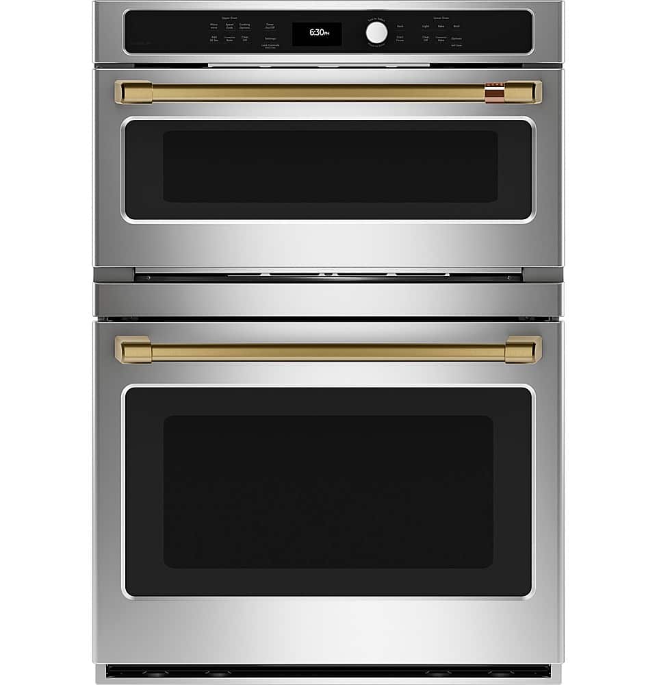 Café - 30" Built-In Electric Convection Wall Oven with Built-in Microwave and Advantium Technology, Customizable - Stainless Steel