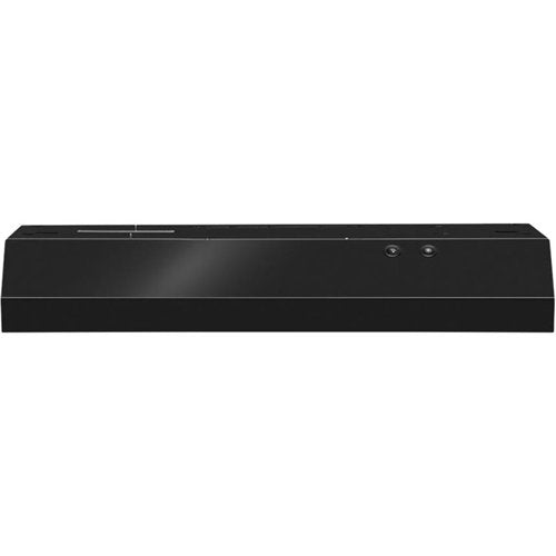 Whirlpool - 30 inches - Externally Vented - Wall Range Hood - Black