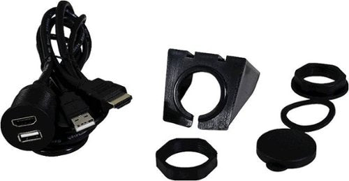 PAC - 3' Dash-Mount USB and HDMI Extension Cable - Black