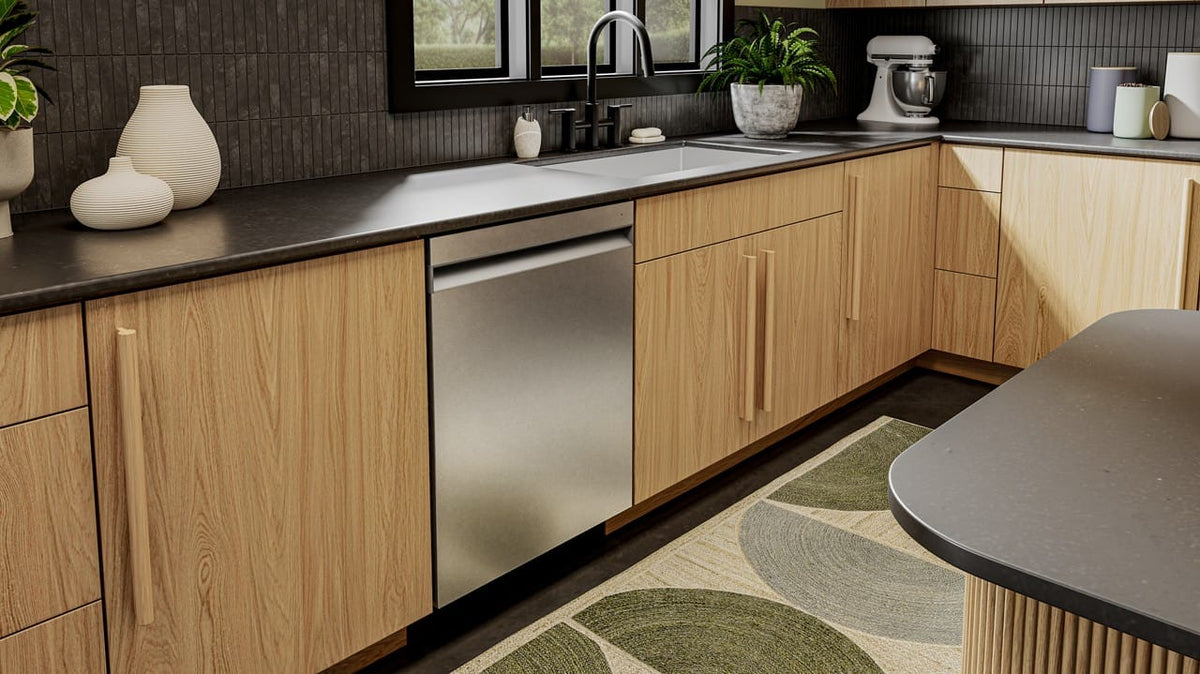 KitchenAid - 24 inch Top Control Built-In Stainless Steel Tub Dishwasher with Third Rack, ProDry System and 44 dBA - Stainless Steel