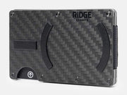 The Ridge Wallet - Carbon Fiber MagSafe Wallet - Silver