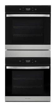 Whirlpool - 24 in. Built-In Double Electric Convection Wall Oven with WiFi - Stainless Steel