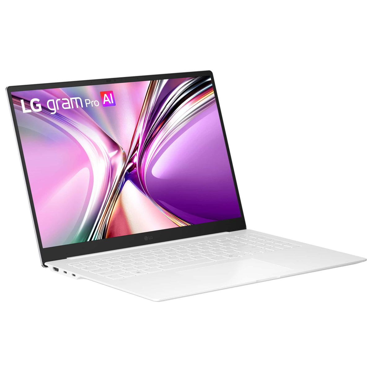 LG - gram Pro 16" 144Hz 2.5K Laptop AMD Ryzen AI 7 Processor 450 with 32GB RAM - 2TB SSD - Copilot + PC - Aerominum White