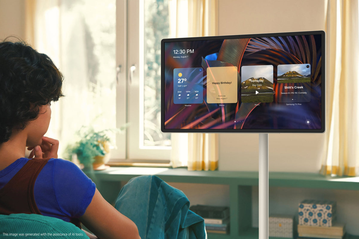 Samsung - The Movingstyle 27” Class QHD Portable Smart Touchscreen (2025)
