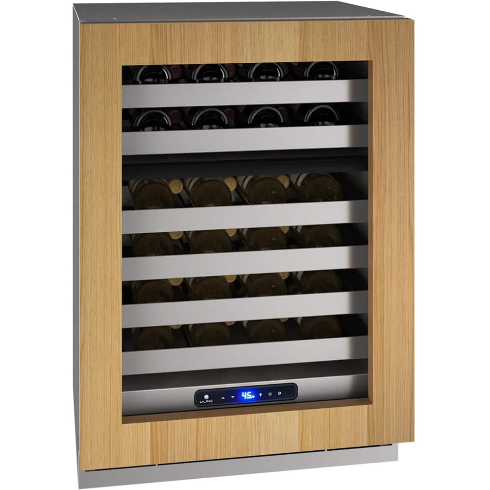 U-Line - 5 Class 49-Bottle Dual Zone Wine Cooler - Custom Panel Ready