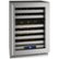 U-Line - 5 Class 49-Bottle Dual Zone Wine Cooler - Stainless Steel