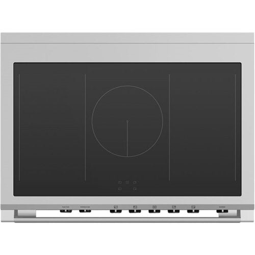 Fisher & Paykel - 36 in. Wide 5 Elements Classic Series 4.9 Cu. Ft. Freestanding Electric Induction Convection Range with Self-Cleaning - Stainless Steel