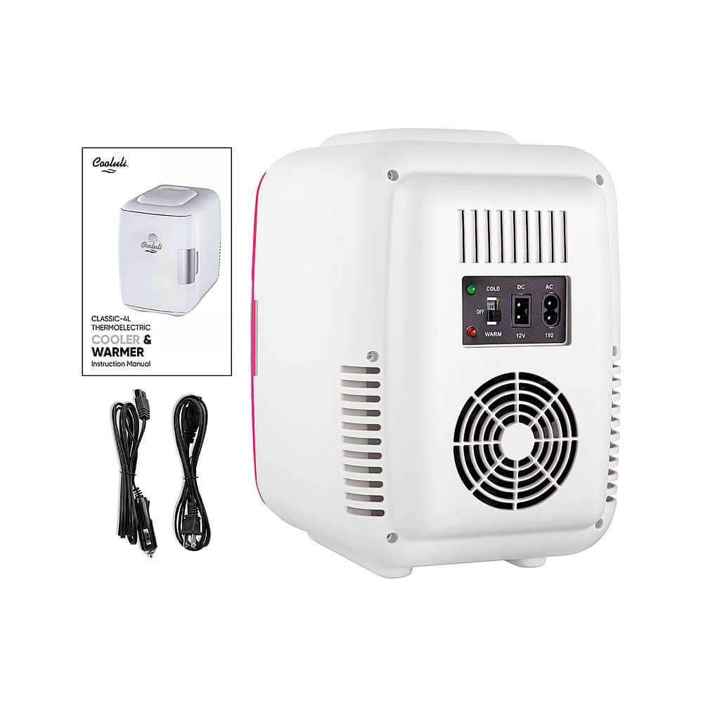 Cooluli - Classic 0.1 Cu. Ft. Mini Fridge - Fuchsia