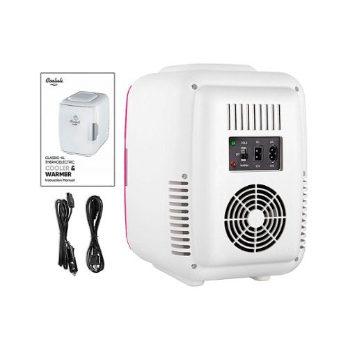 Cooluli - Classic 0.1 Cu. Ft. Mini Fridge - Fuchsia