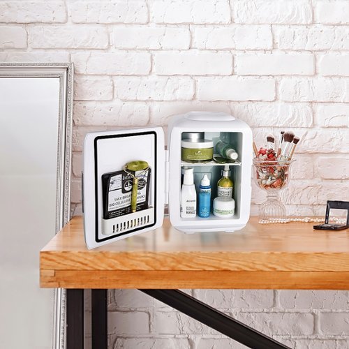 Cooluli - Classic 0.1 Cu. Ft. Mini Fridge - Fuchsia
