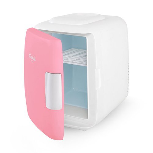Cooluli - Classic 0.1 Cu. Ft. Mini Fridge - Pink