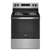 Whirlpool - 30 in. Wide 4 elements 4.8 cu. ft. Freestanding Electric Range with Keep Warm Setting - Stainless Steel