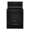 Whirlpool - 30 in. Wide 4 element 5.3 cu. ft. Freestanding Electric Range with Keep Warm Setting - Black