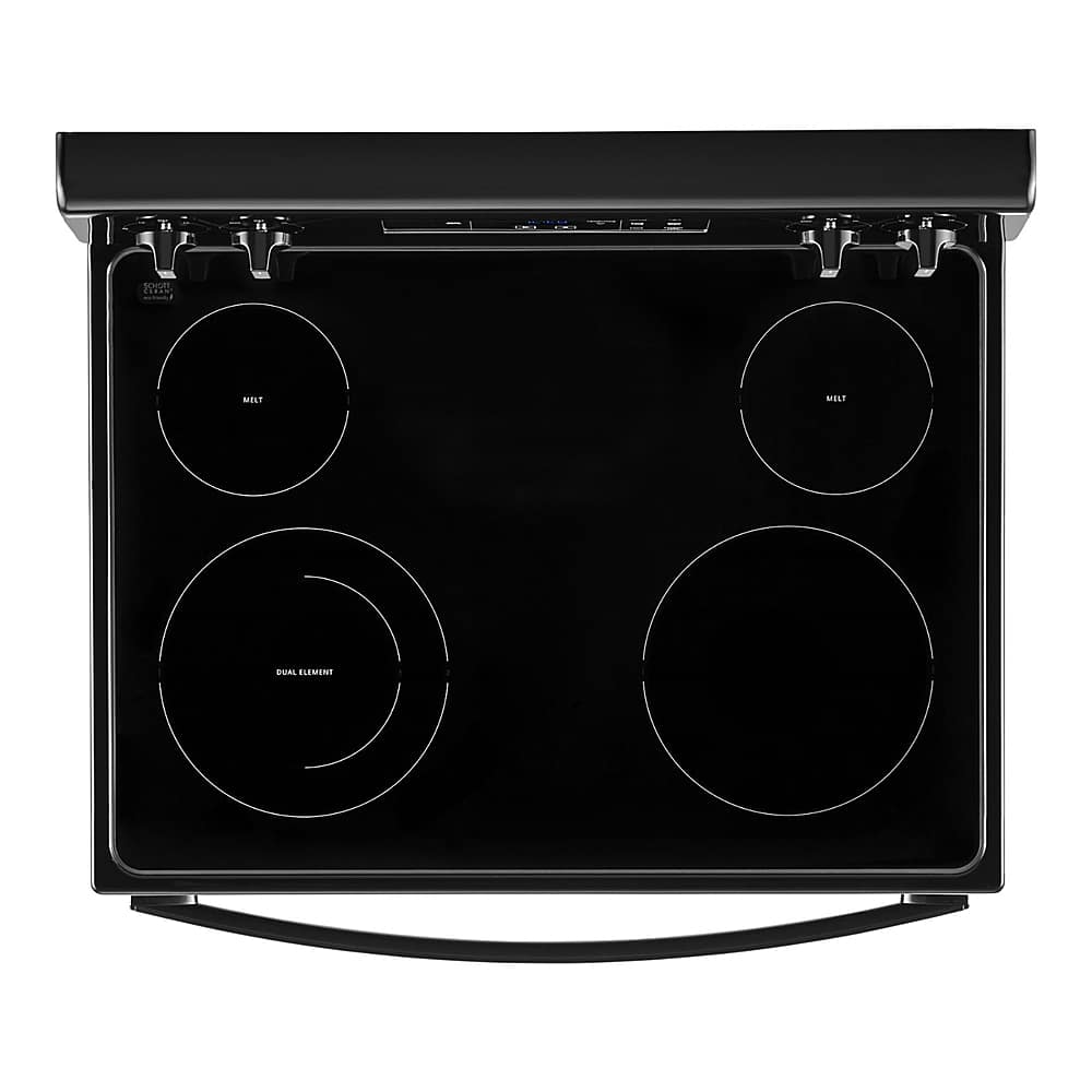 Whirlpool - 30 in. Wide 4 element 5.3 cu. ft. Freestanding Electric Range with Keep Warm Setting - Black