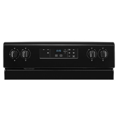 Whirlpool - 30 in. Wide 4 element 5.3 cu. ft. Freestanding Electric Range with Keep Warm Setting - Black