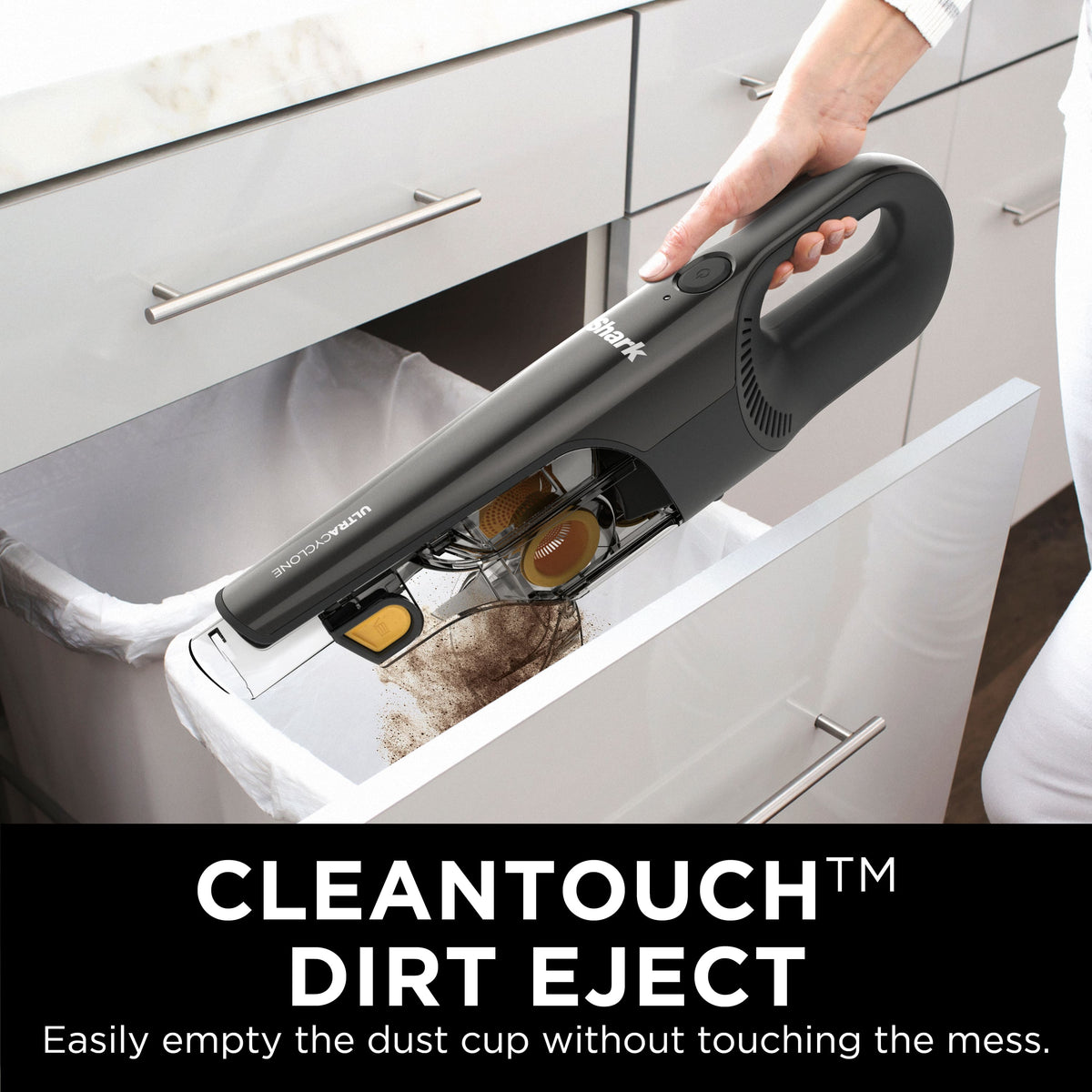 Shark - UltraCyclone Pet Pro+ CH951 Cordless Hand Vac with Self-Cleaning Pet Power Brush - Black