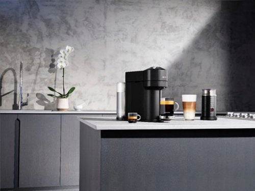 Nespresso - Vertuo Next Premium by Breville with Aeroccino3 - Classic Black