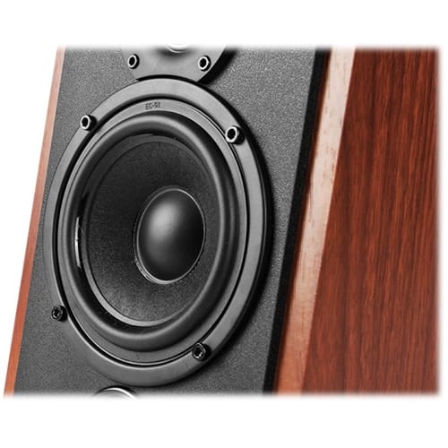 Edifier - R1700BT 4" 66-Watt Powered Bookshelf Speaker (Pair) - Brown