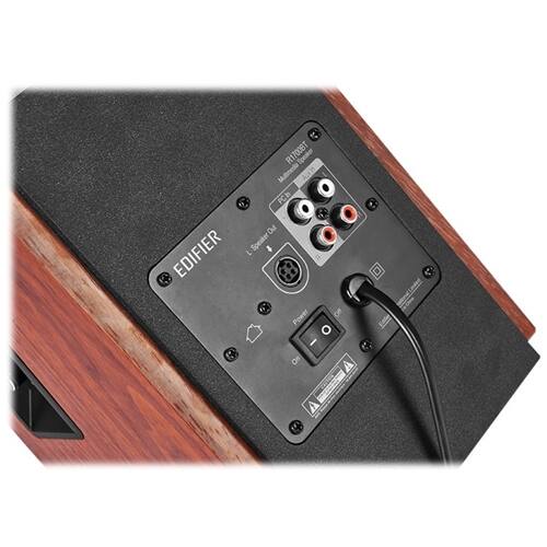 Edifier - R1700BT 4" 66-Watt Powered Bookshelf Speaker (Pair) - Brown