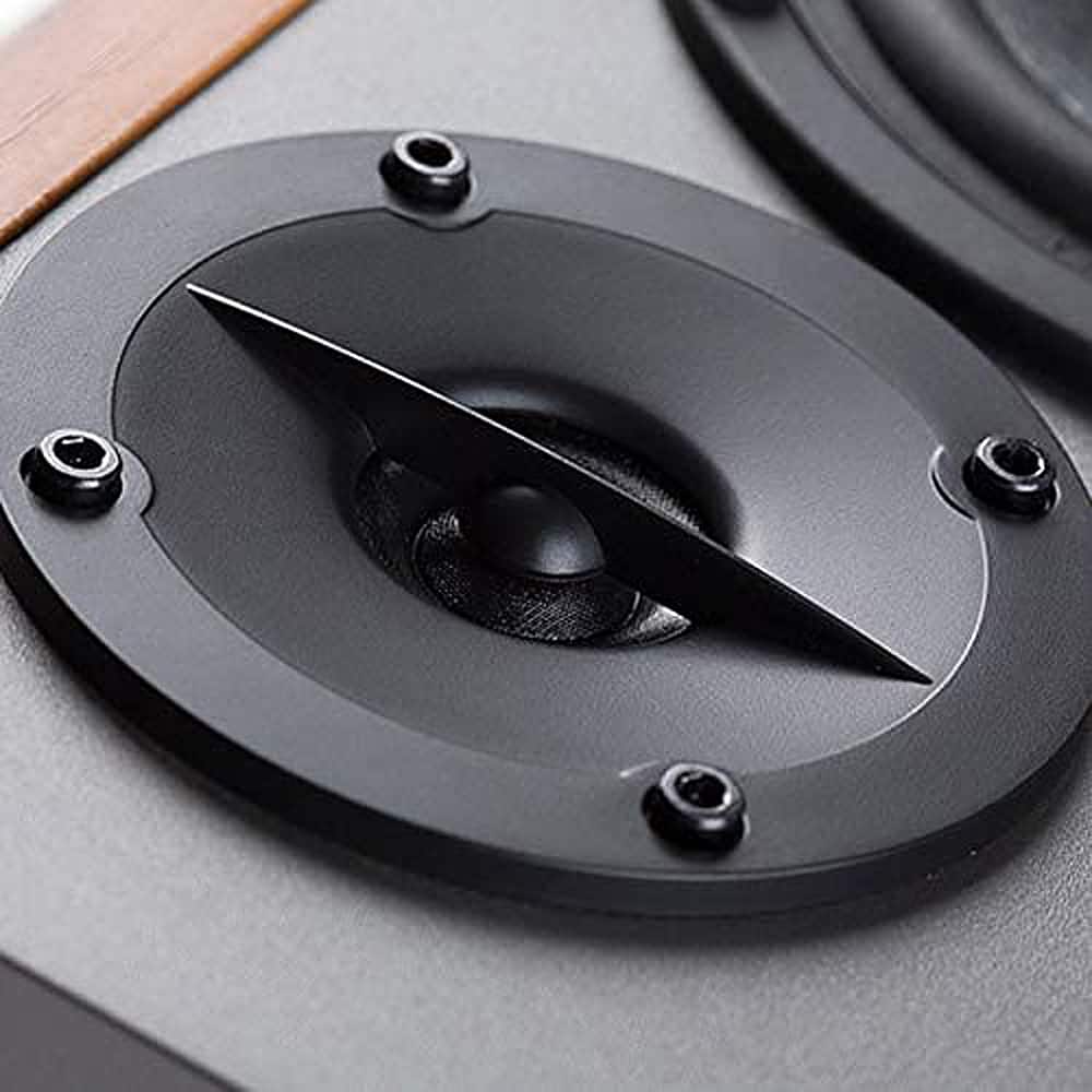 Edifier - R1280T Powered Bookshelf Speakers/Computer Speakers/Studio Monitor Speakers, 2.0 Active Near Field Monitors 42 Watts RMS - Brown
