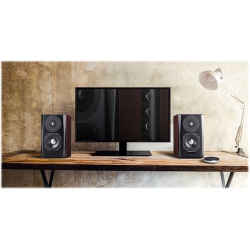 Edifier - S350DB Bookshelf Speakes & Subwoofer, Computer Speakers - Bluetooth v4.1 aptX Wireless Sound - 2.1 Speaker System - Brown/black