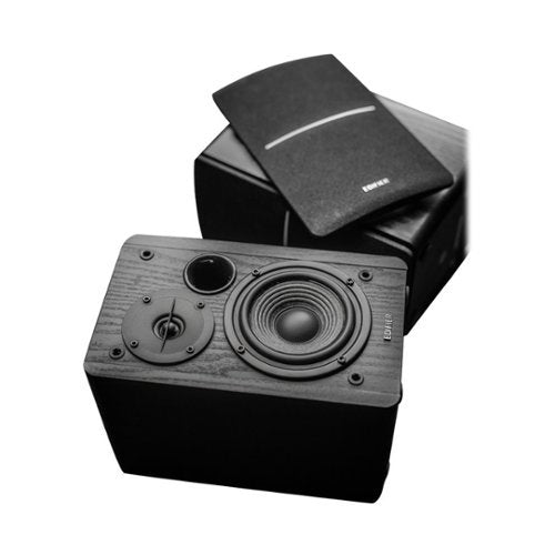 Edifier - R1280T Powered Bookshelf Speakers/Computer Speakers/Studio Monitor Speakers, 2.0 Active Near Field Monitors 42 Watts RMS - Brown