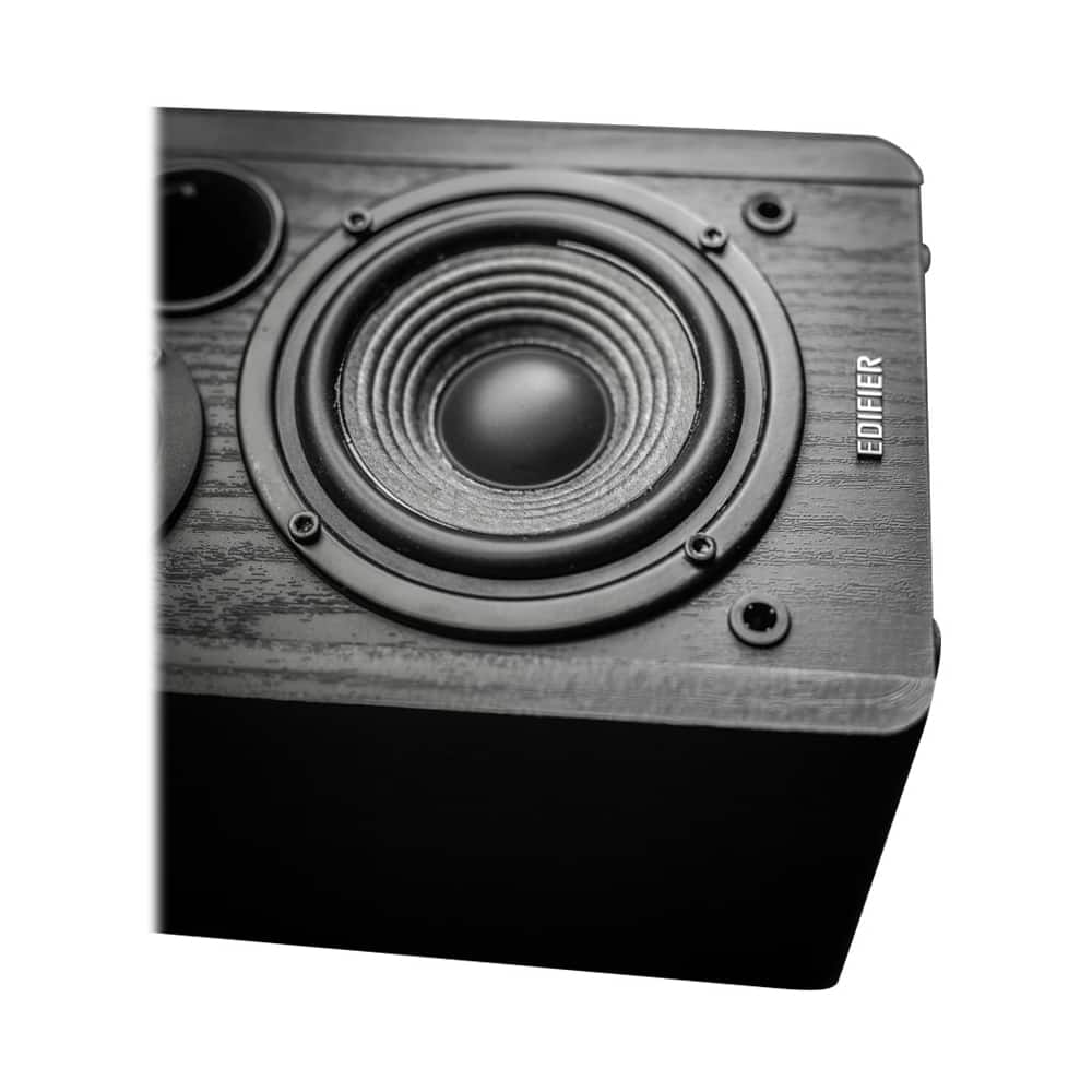 Edifier - R1280T Powered Bookshelf Speakers/Computer Speakers/Studio Monitor Speakers, 2.0 Active Near Field Monitors 42 Watts RMS - Brown