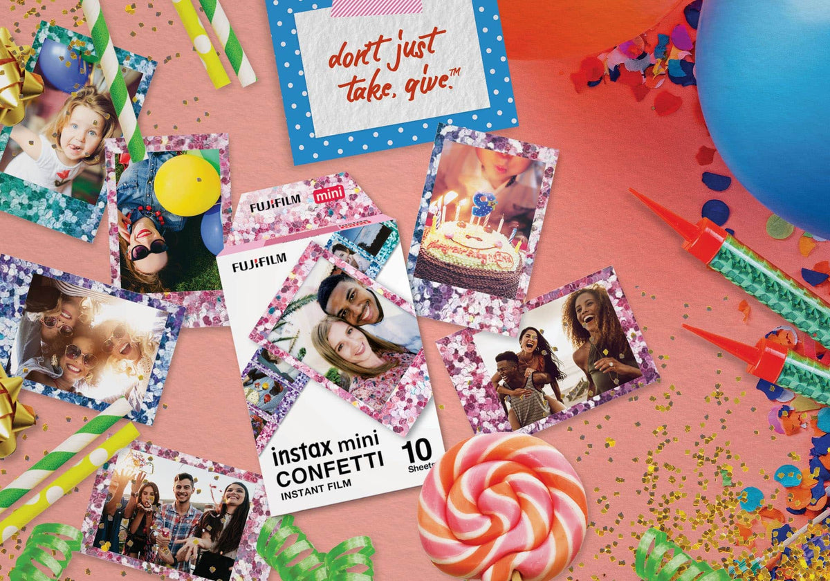 Fujifilm - instax mini Confetti Instant Film - Multi