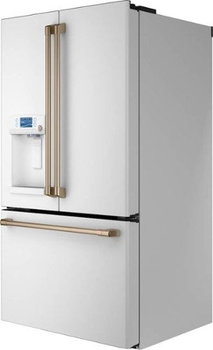 GE - Left Side Panel for Full Depth Café Refrigerator CFE28TP4MW2 - Matte White