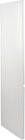 GE - Left Side Panel for Full Depth Café Refrigerator CFE28TP4MW2 - Matte White