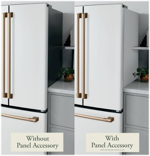 GE - Right Side Panel for Full Depth Café Refrigerator CFE28TP4MW2 - Matte White