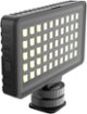 Digipower - Insta-Fame Dimmable 50 LED Super Bright Video Light with 3X Light Diffusers and Smartphone Mount - Black