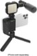 Digipower - Follow ME Vlogging Kit for Phones and Cameras – Includes Microphone, LED light, Bluetooth remote, phone grip and tripod - Black