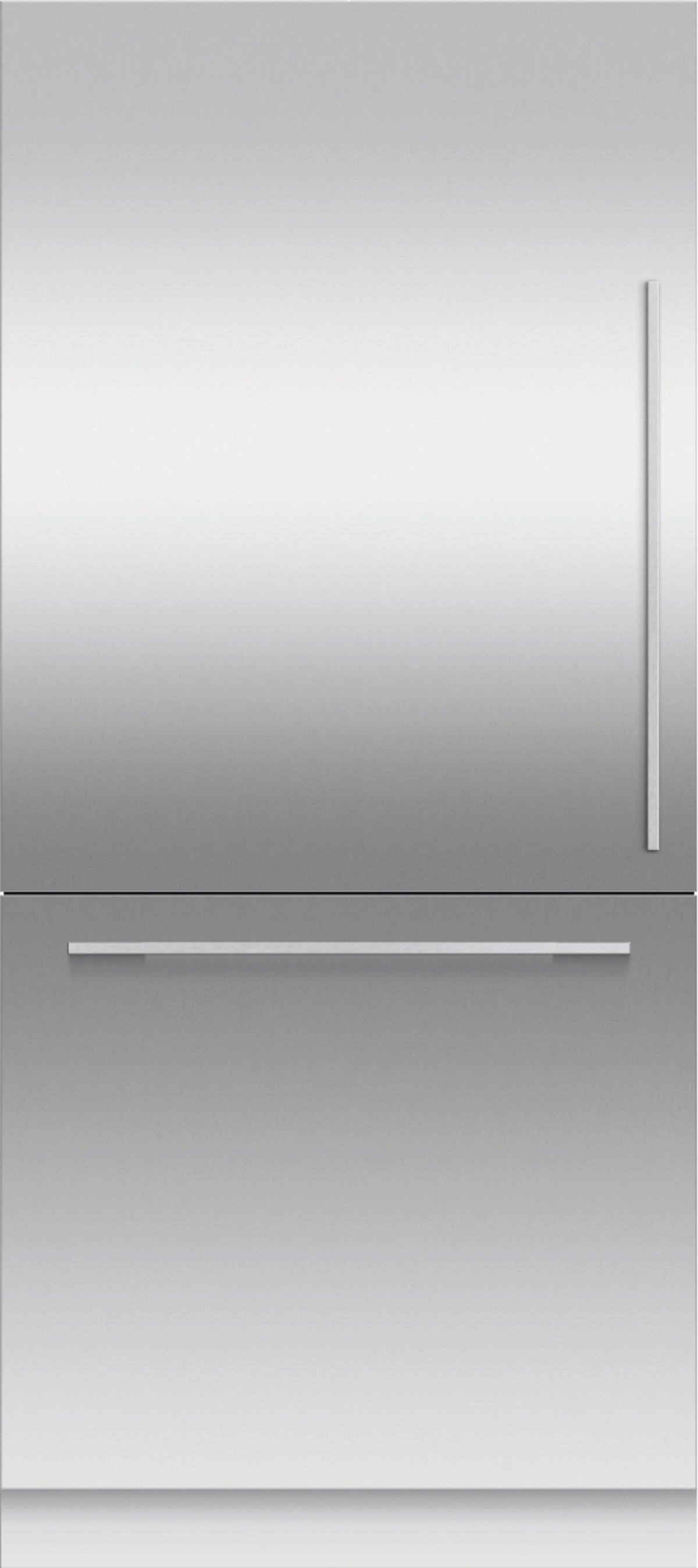 Fisher & Paykel - 36 x 80 in Integrated Single Door Bottom Mount Door Panel L Hinge (Handles not Included) - Stainless Steel