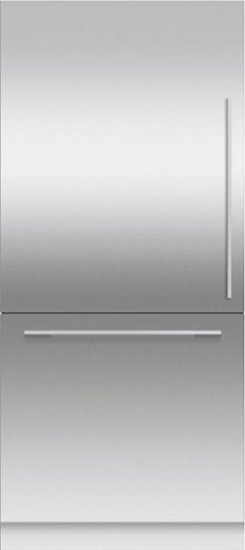 Fisher & Paykel - 36 x 80 in Integrated Single Door Bottom Mount Door Panel L Hinge (Handles not Included) - Stainless Steel