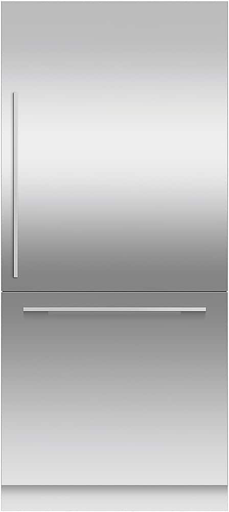 Fisher & Paykel - 36 in. x 80 in. Bottom Mount Right Hinge Door Panel (Handles not Included) - Stainless Steel