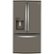 GE - 36 in. Wide 22.1 Cu. Ft. French Door Counter-Depth Refrigerator and Space Saving Ice Maker - Slate